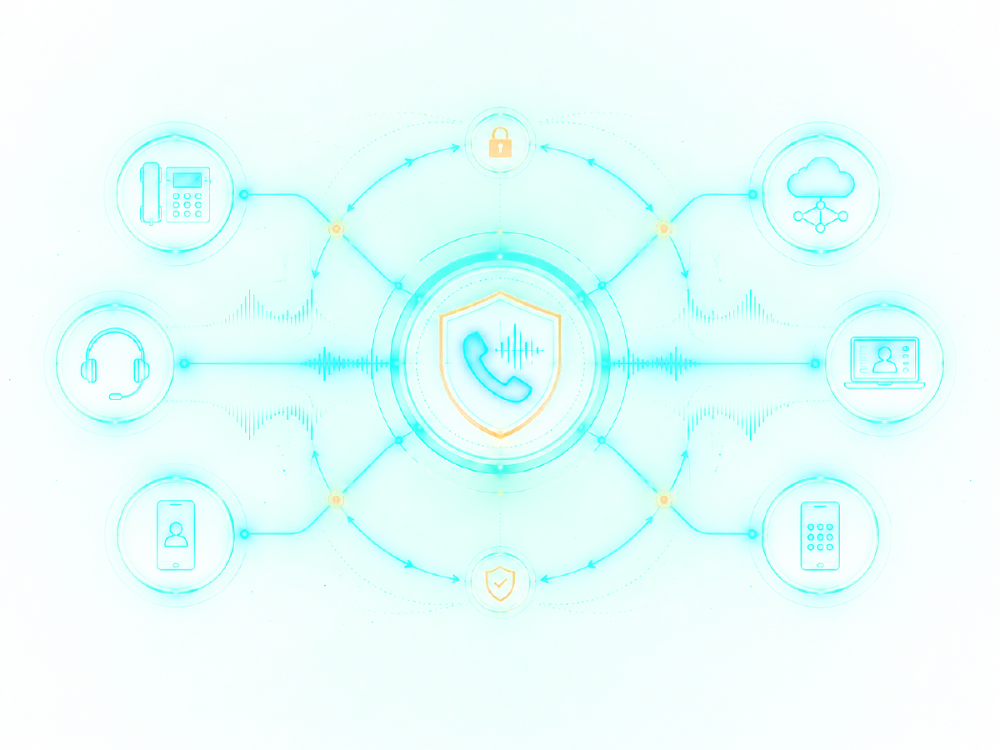 VoIP & unified voice — encrypted call fabric with failover